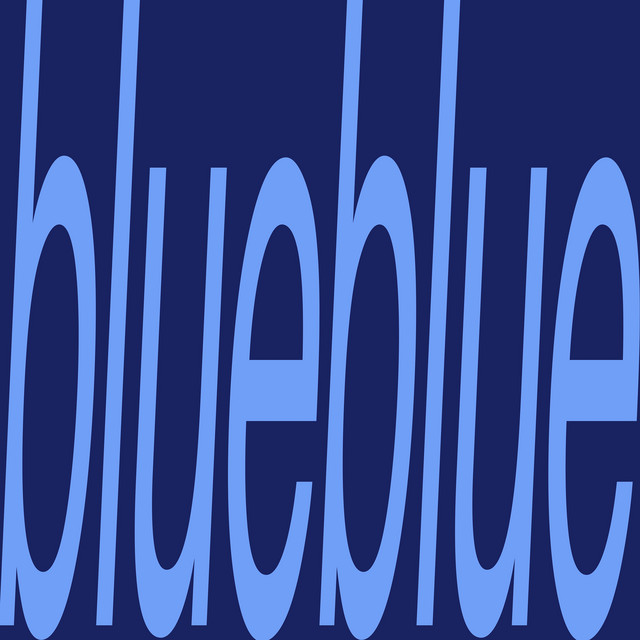 Album cover for blueblue by Sam Gendel