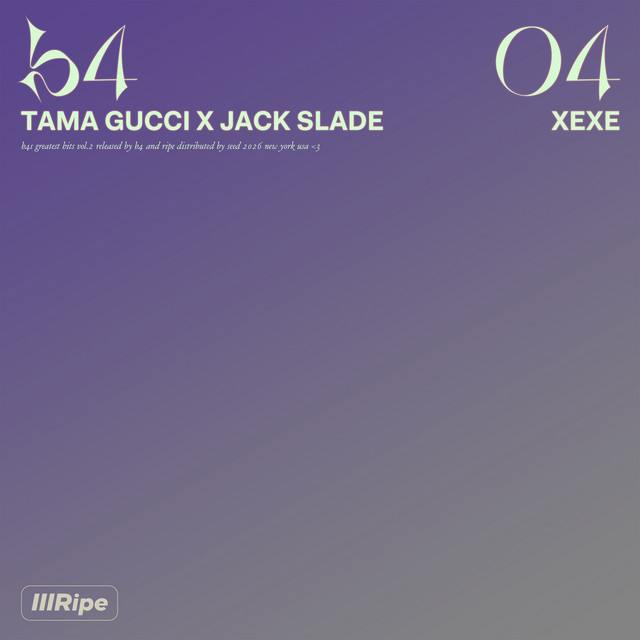 Album cover for xexe by Tama Gucci