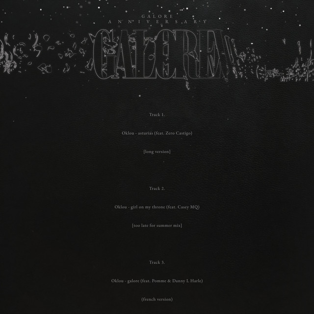 Album cover for galore anniversary by Oklou, Zero Castigo