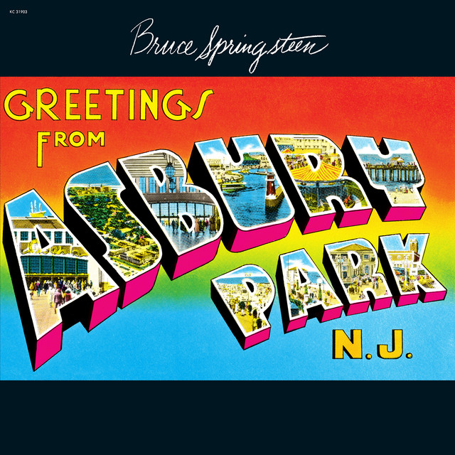 Album cover for Greetings from Asbury Park, N.J. by Bruce Springsteen