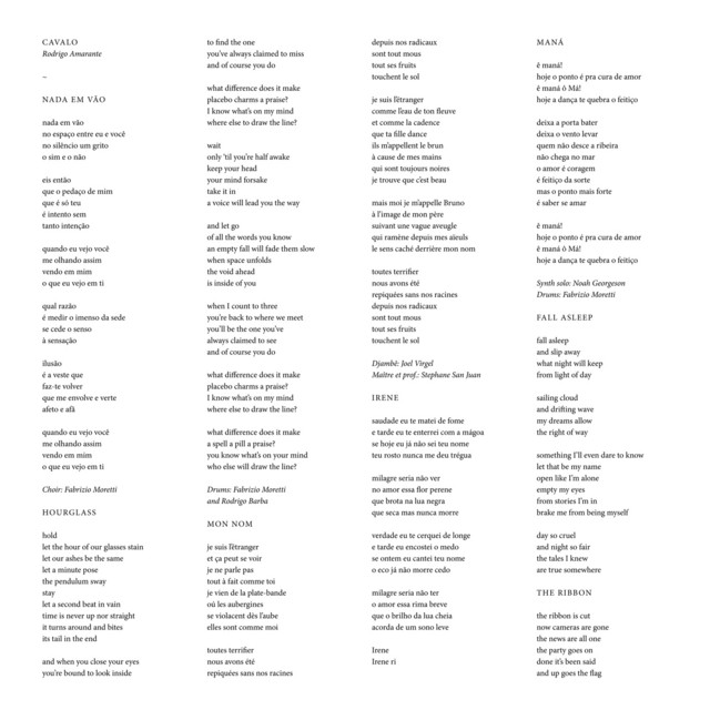 Album cover for Cavalo by Rodrigo Amarante