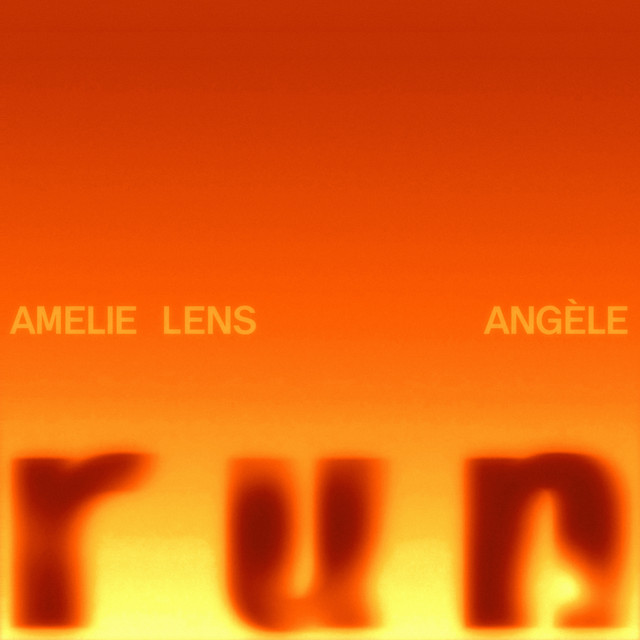 Album cover for run by Amelie Lens, Angèle