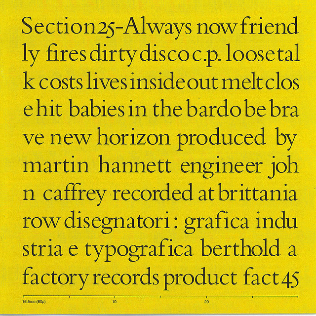 Album cover for Always Now by Section 25