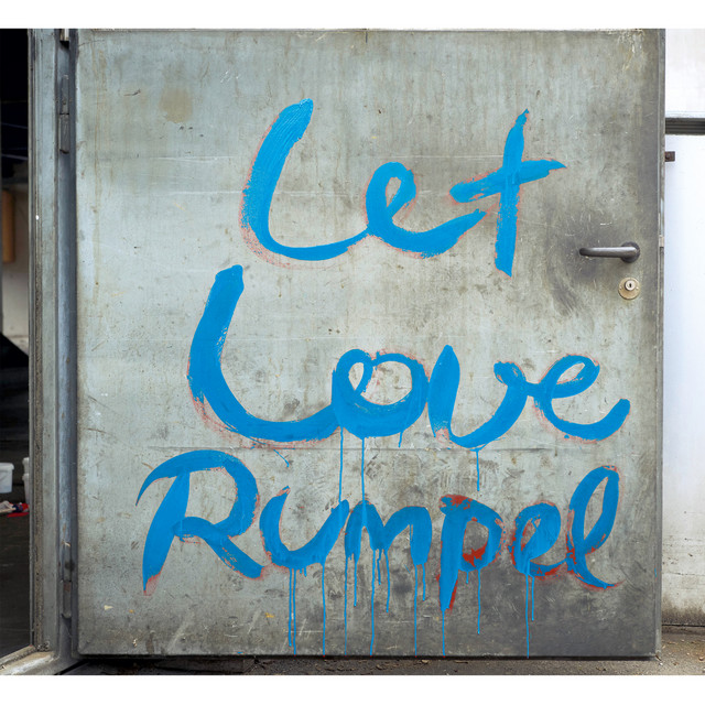 Album cover for Let Love Rumpel (Part 2) by Kalabrese, featuring grey dominant palette and typographic composition.