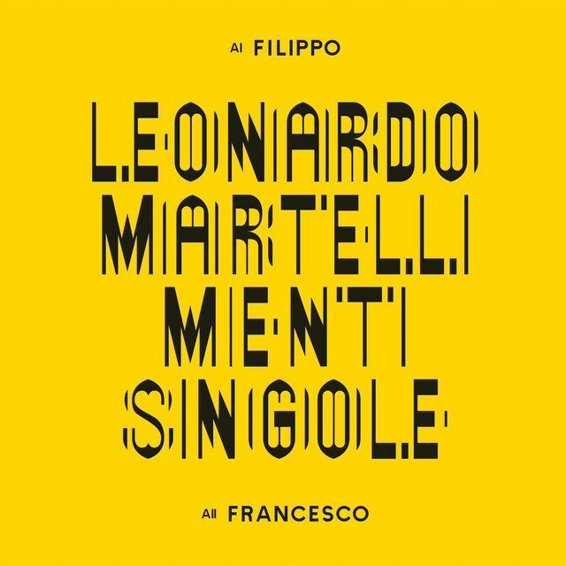 Album cover for Menti singole by Leonardo Martelli