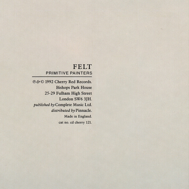 Album cover for Sunlight Bathed the Golden Glow by Felt