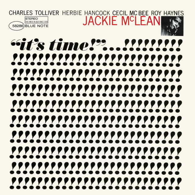 Album cover for It's Time by Jackie McLean
