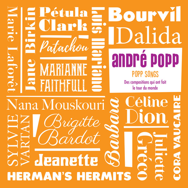 Album cover for Popp Songs by Marie Laforêt