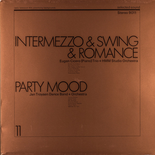 Album cover for Intermezzo & Swing & Romance / Party Mood by Eugen Cicero Trio