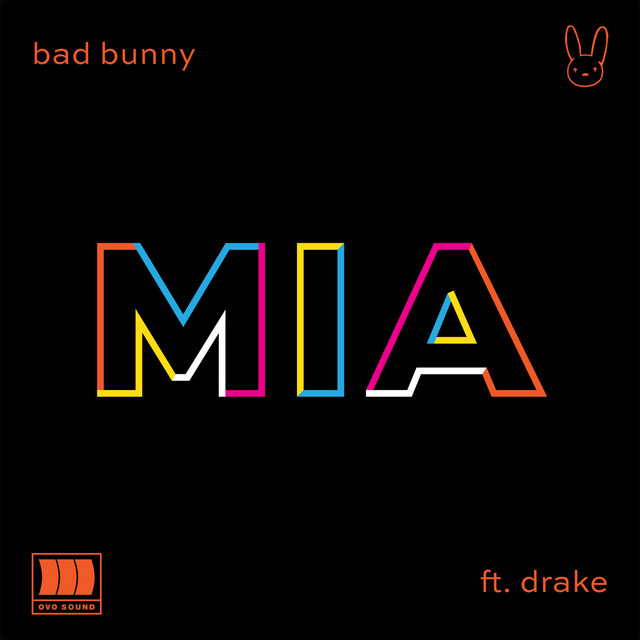 Album cover for MIA (feat. Drake) by Bad Bunny, Drake