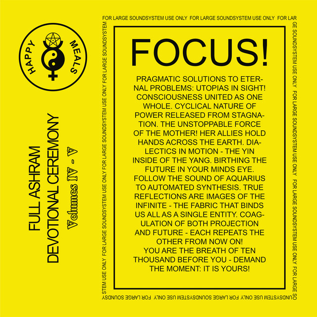 Album cover for Full Ashram Devotional Ceremony by Happy Meals