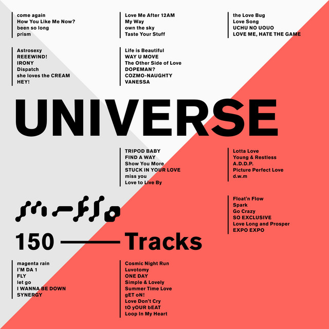 Album cover for UNIVERSE by m-flo