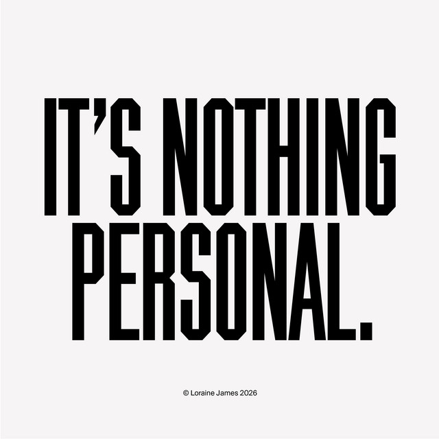 Album cover for It's Nothing Personal. by Loraine James