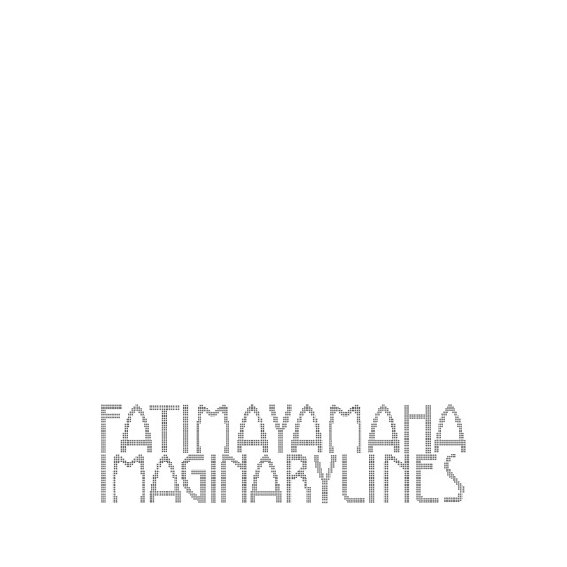 Album cover for Imaginary Lines by Fatima Yamaha