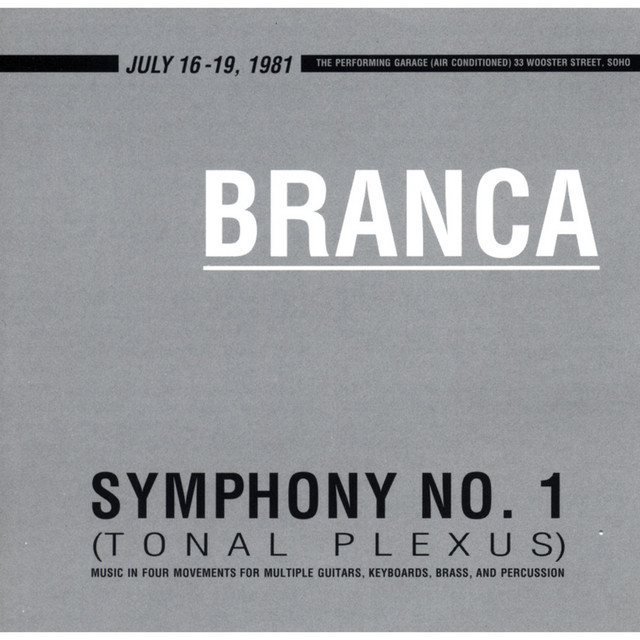 Album cover for Symphony No. 1 (Tonal Plexus) by Glenn Branca
