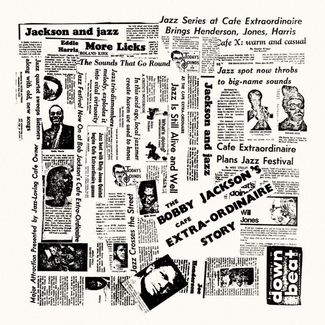 Album cover for The Cafe Extra-Ordinaire Story by Bobby Jackson