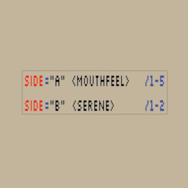 Album cover for Mouthfeel / Serene by Sam Gendel, Josiah Steinbrick
