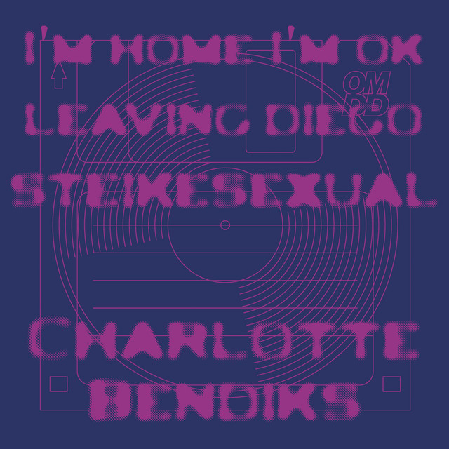 Album cover for I'm Home, I'm OK EP by Charlotte Bendiks, featuring violet dominant palette and Mixed typography.