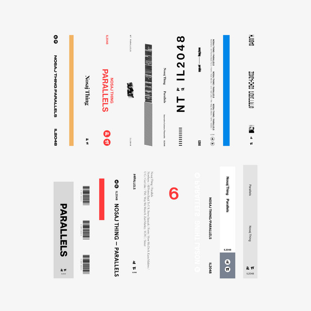 Album cover for Parallels by Nosaj Thing, Steve Spacek
