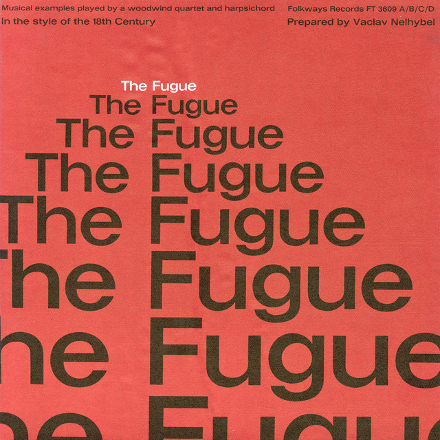 Album cover for The Fugue in the Style of the 18th Century by Václav Nelhýbel