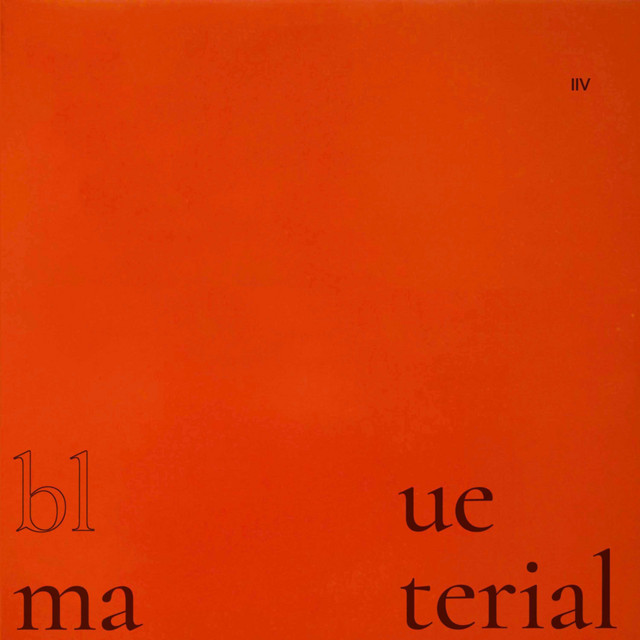 Album cover for Blue Material by Blue Material