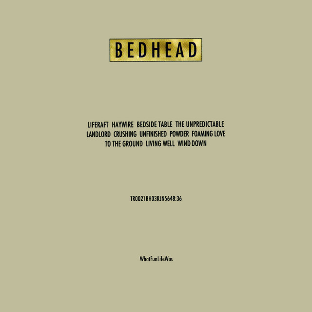 Album cover for WhatFunLifeWas by Bedhead