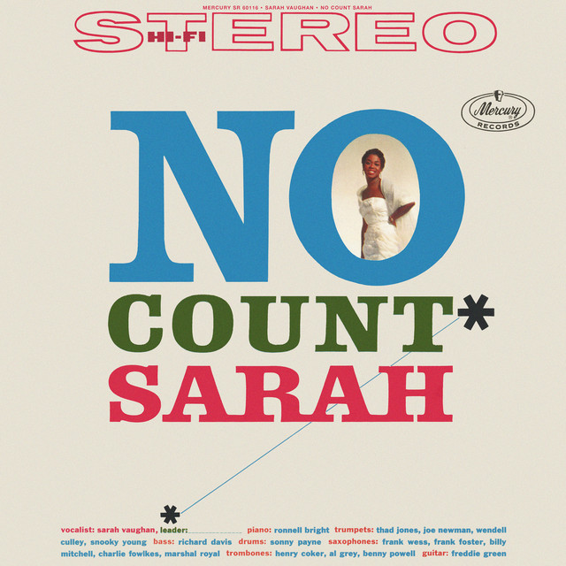 Album cover for No Count Sarah by Sarah Vaughan