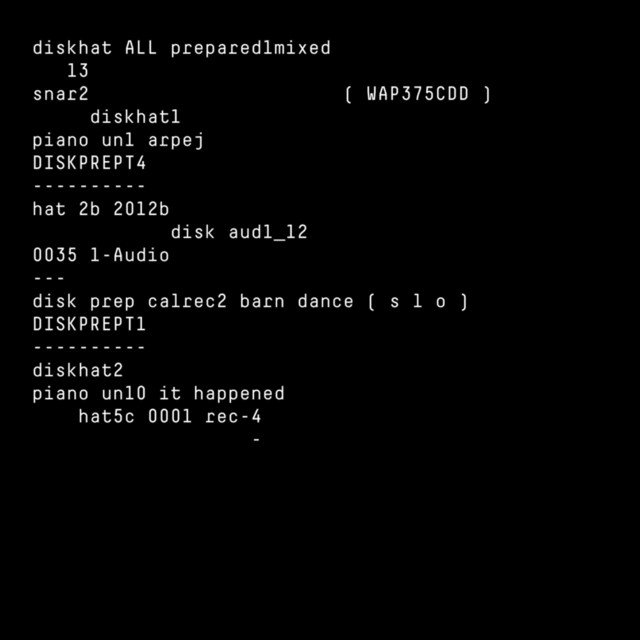 Album cover for Computer Controlled Acoustic Instruments pt2 EP by Aphex Twin