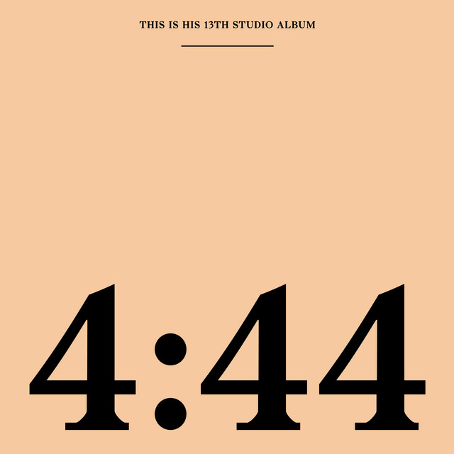 Album cover for 4:44 by JAŸ-Z