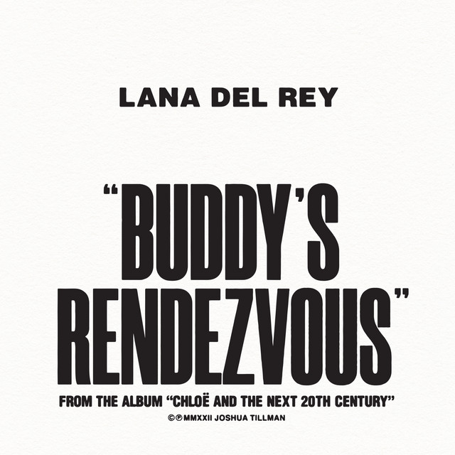 Album cover for Buddy's Rendezvous by Lana Del Rey, Father John Misty