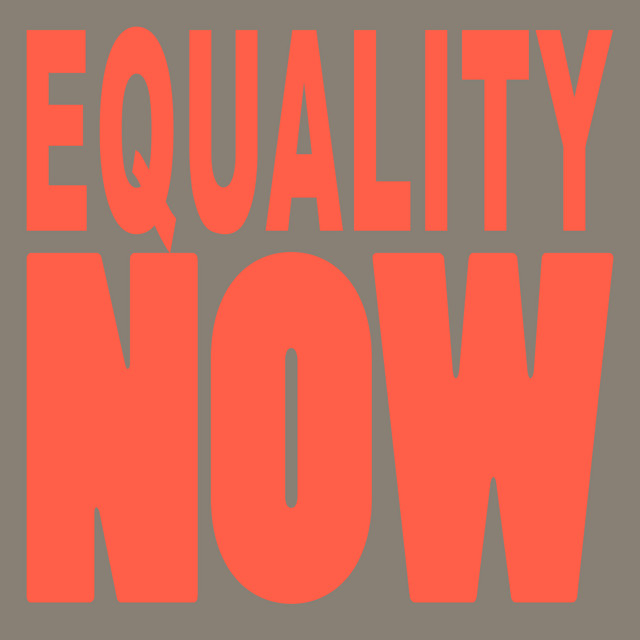 Album cover for Equality Now - Single by Peder Mannerfelt